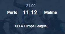 Porto vs Malmö
