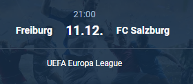 SC Freiburg vs RB Salzburg