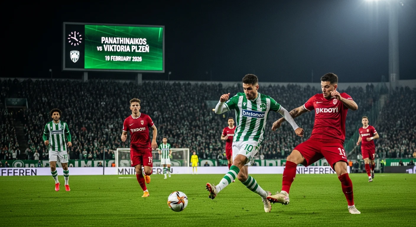 Prognoza Panathinaikos vs Viktoria Plzeň