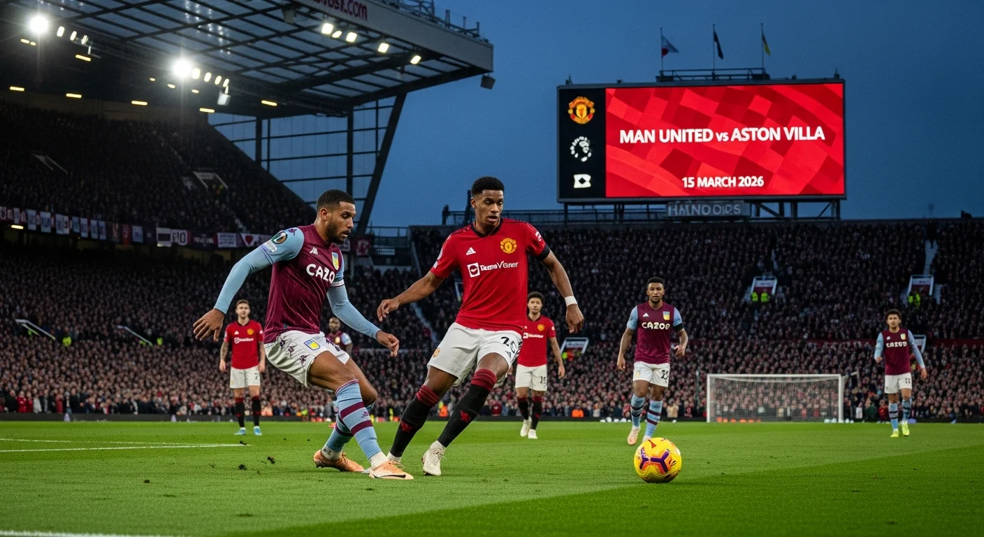 Prognoza Man United vs Aston Villa