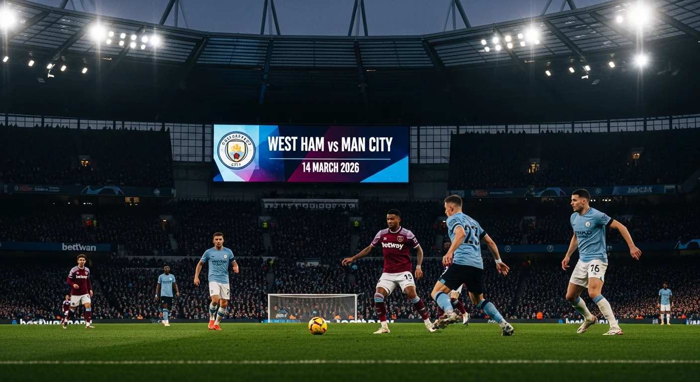 Prognoza West Ham vs Man City