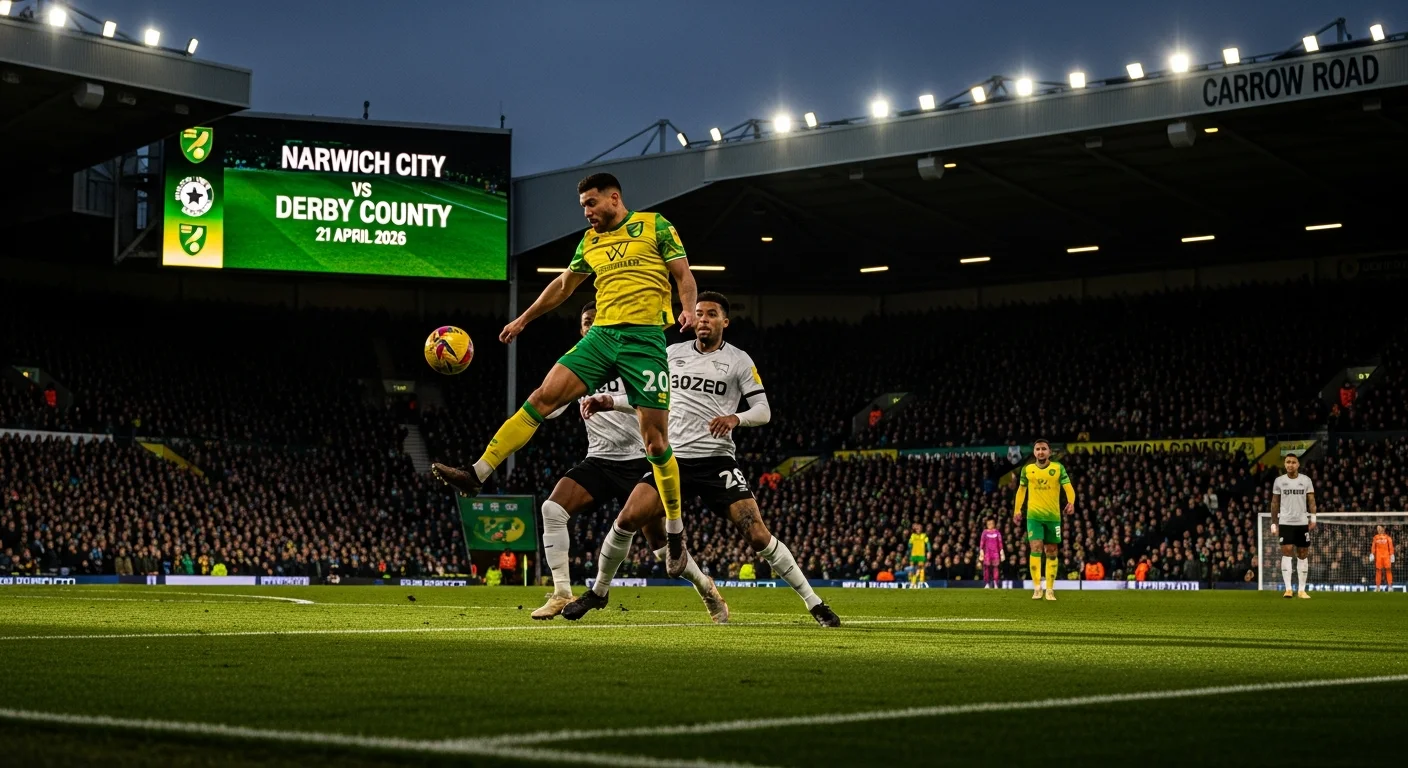 Prognoza Norwich City vs Derby County