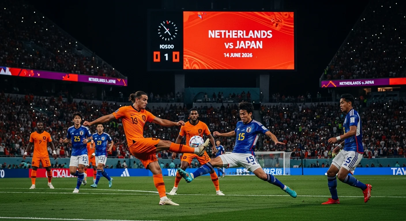 Prognoza Netherlands vs Japan