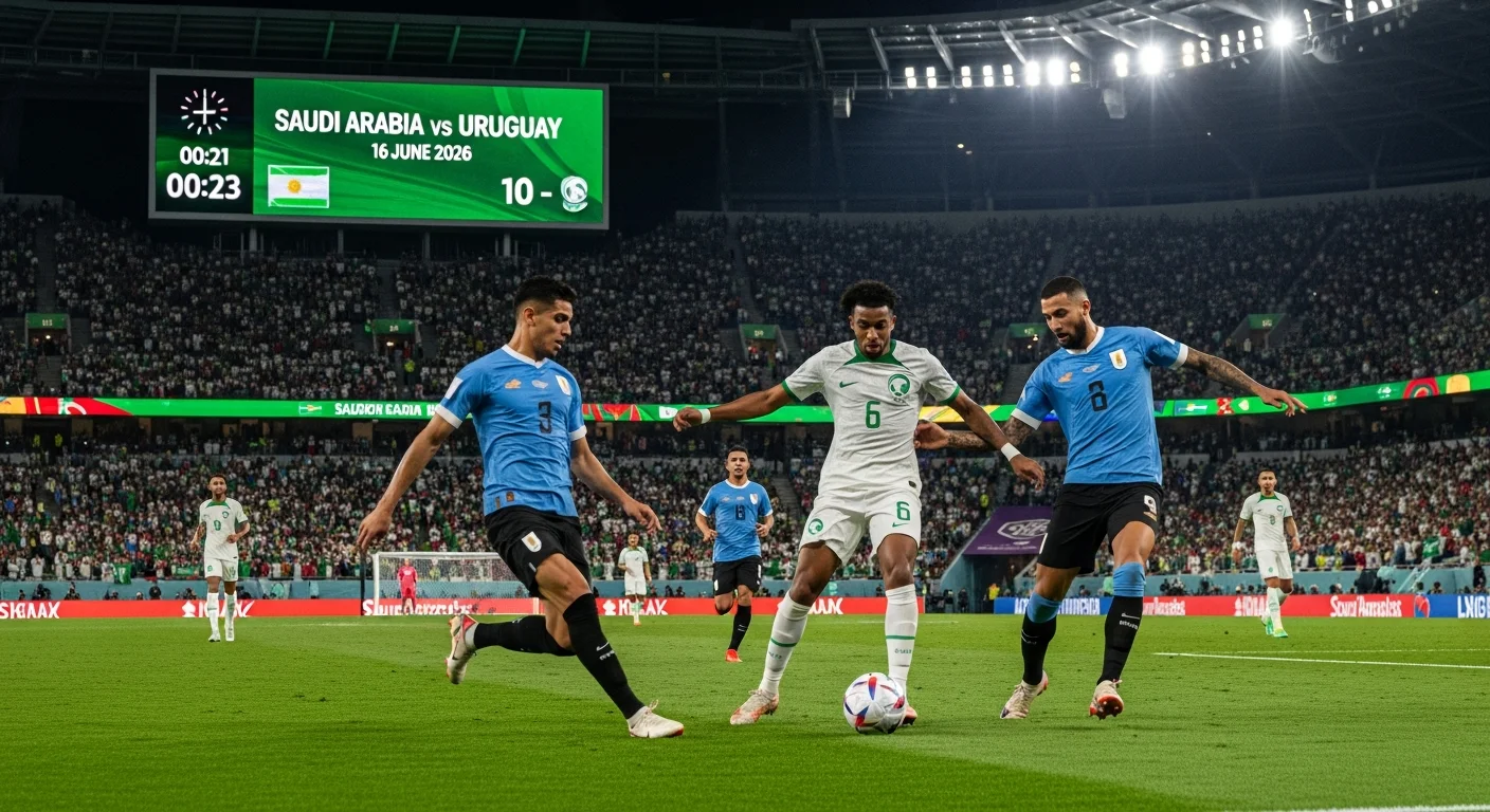 Prognoza Saudi Arabia vs Uruguay