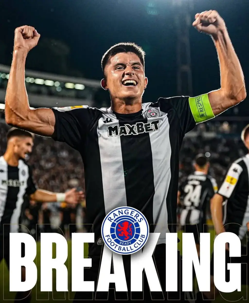 Partizan prodao kapitena Vanja Dragojević u Rendžersu za 5,5 miliona evra!