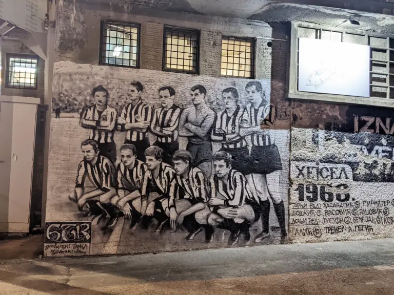 FK Partizan - 1966 European Cup Final mural.jpg