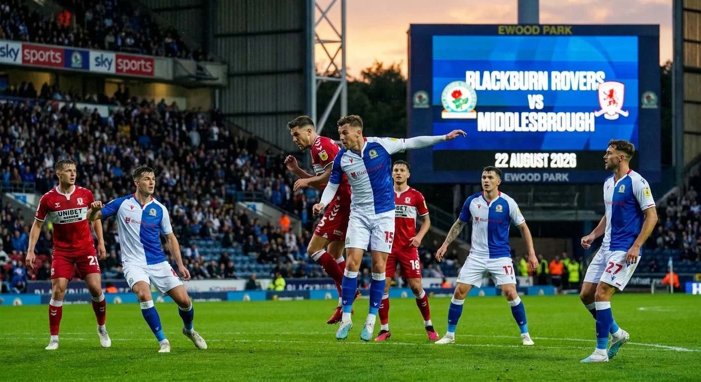 Prognoza Blackburn Rovers vs Middlesbrough