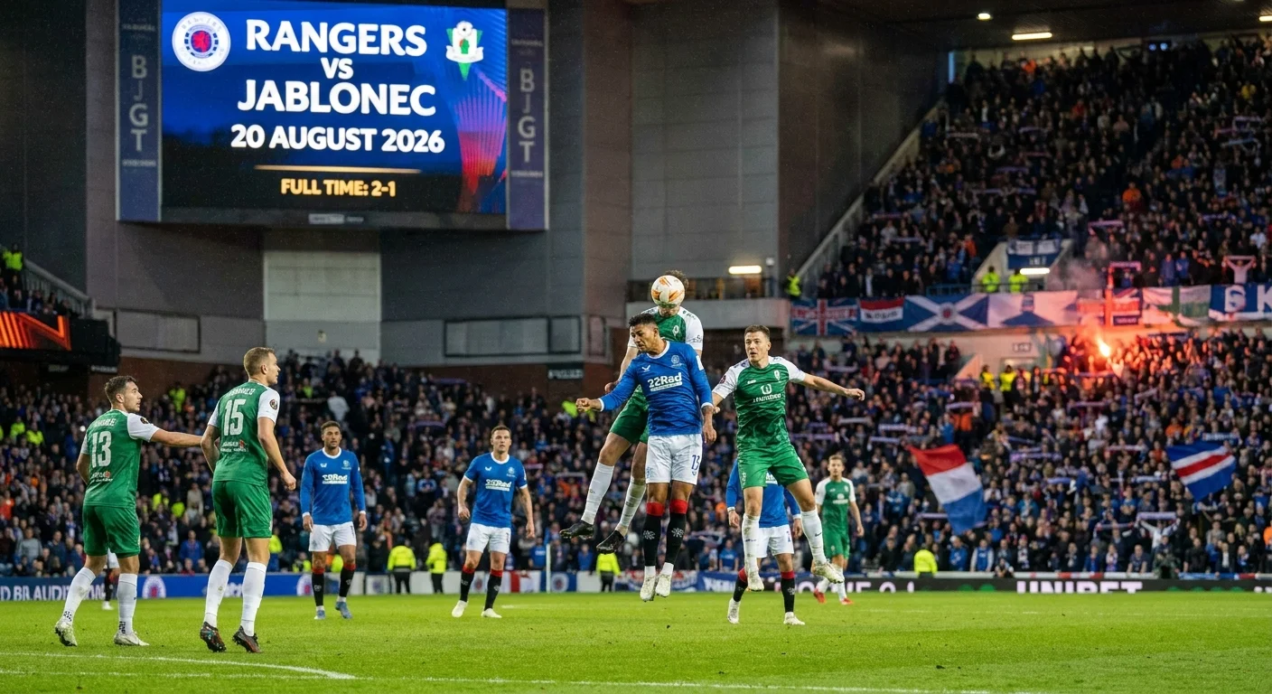 Prognoza Rangers vs Jablonec